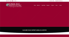 Desktop Screenshot of flfilminstitute.org